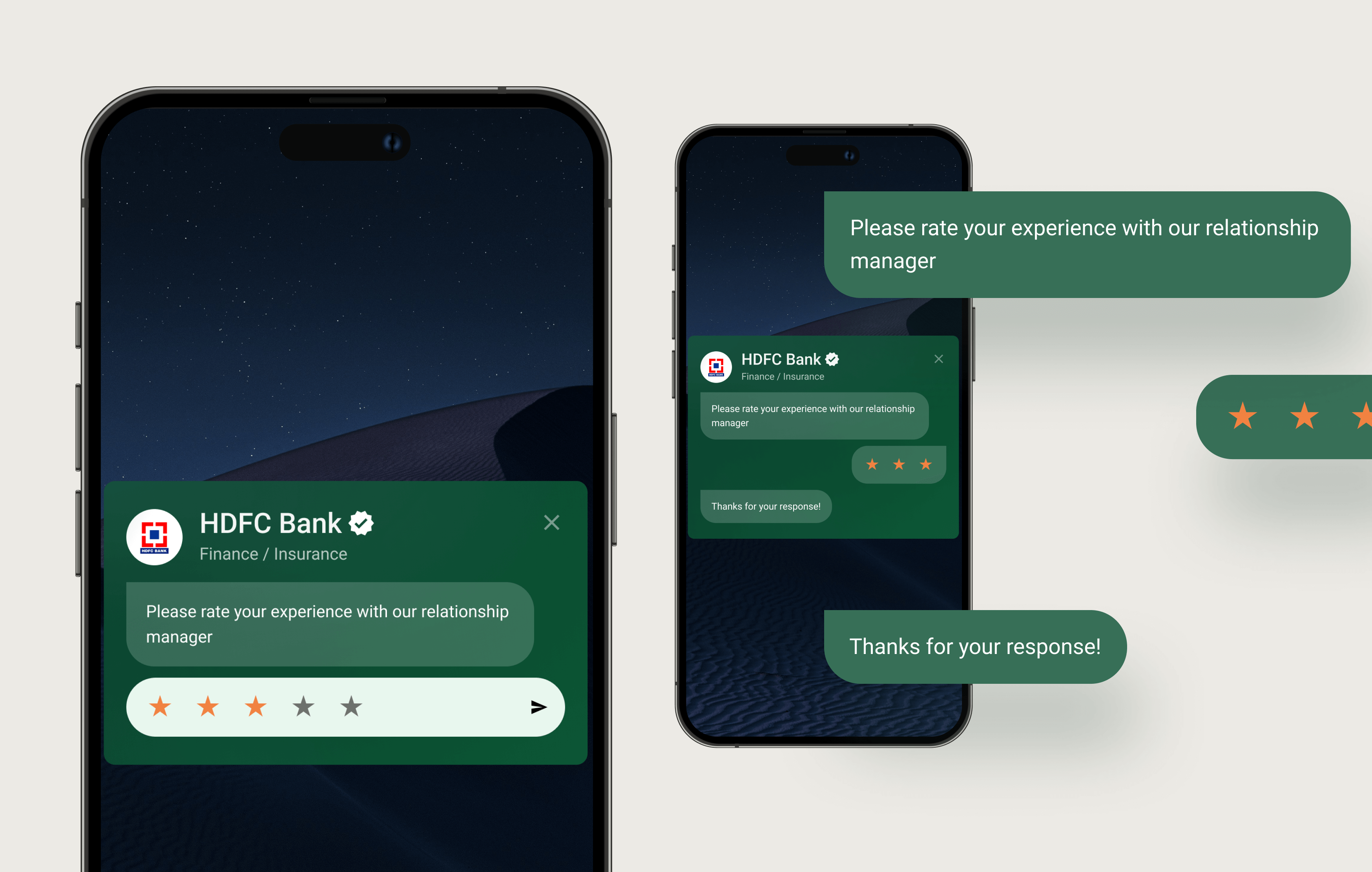 Approach to redesign truecaller pop and ACS for verified business assets